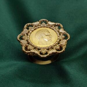 Porte-pièce Cœur 10fr - Or 18k