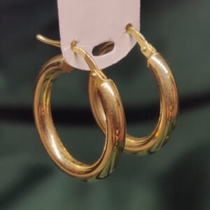 Créoles Classiques Épaisses - Or 18k