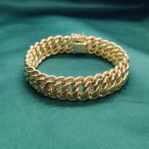 Bracelet maille américaine-Or 18k