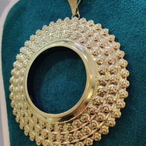 Pendentif 4 Ducats petites fleurs - Or 18k