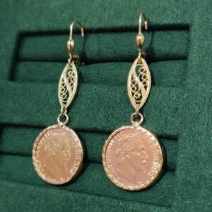 Porte-pièces Feuilles Filigrane - Or 18k, 10.05g
