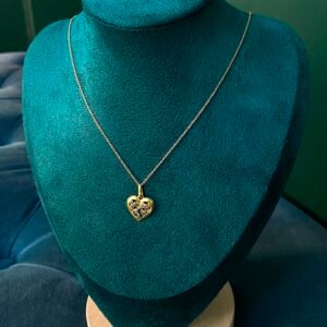 Collier coeur-Or 18k