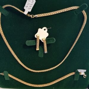 ensemble corde pop 3 rangs 18k, 14.4g