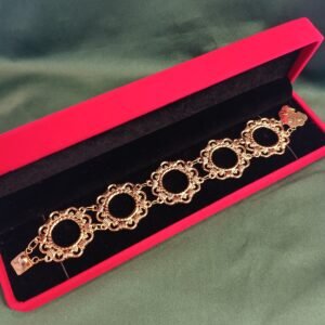 bracelet cœur  5 pièces 10fr, 13.5g