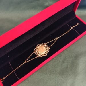 bracelet cœur 10fr simple, 7.97g