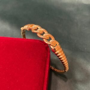 bracelet gourmette charnière, or 18k, 10.34g