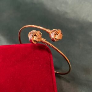 bracelet nœud d'amour 3 ors 18 k