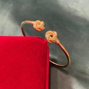 bracelet nœud d'amour lisse 18k, 5.16g