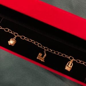 bracelet breloques, 4.92g