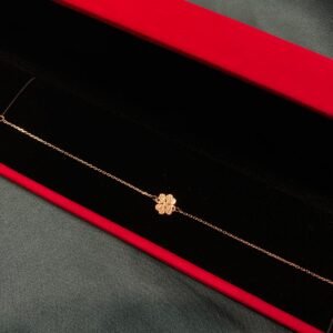 bracelet trèfle or, 1.7g