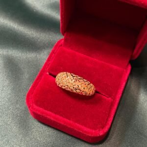 bague bombée ciselée, 3.63g
