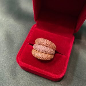 bague 3 ors zircon, 9.23g