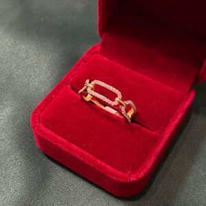 bague anneaux zircon, 3.18g