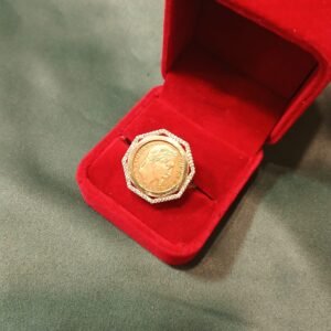 bague 10fr octogonale, 8.09g