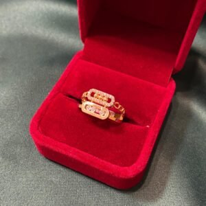 bague double, 3.8g taille 55